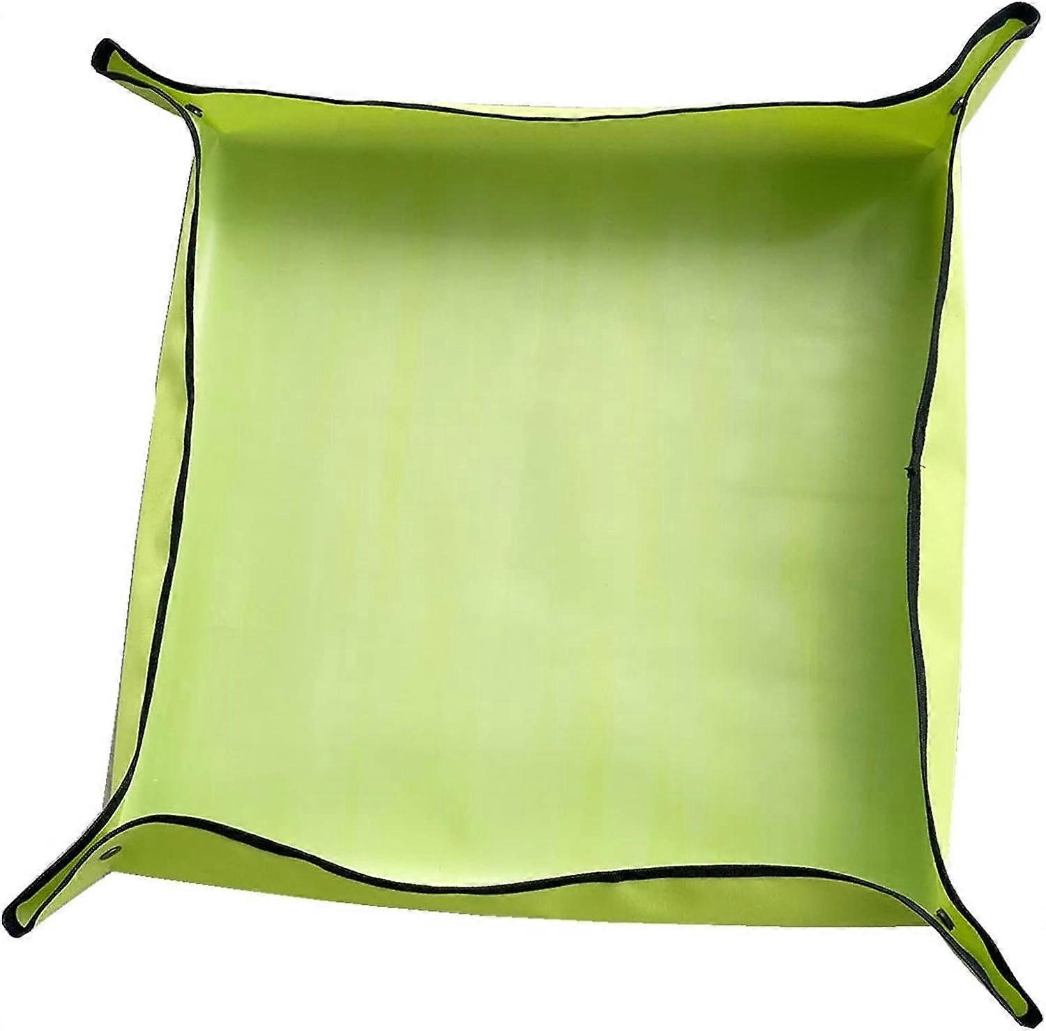 园艺盆栽垫，防水花卉种植垫可重复使用的园艺植物垫，适用于微型种植园艺移植盆垫颜色：D Siz