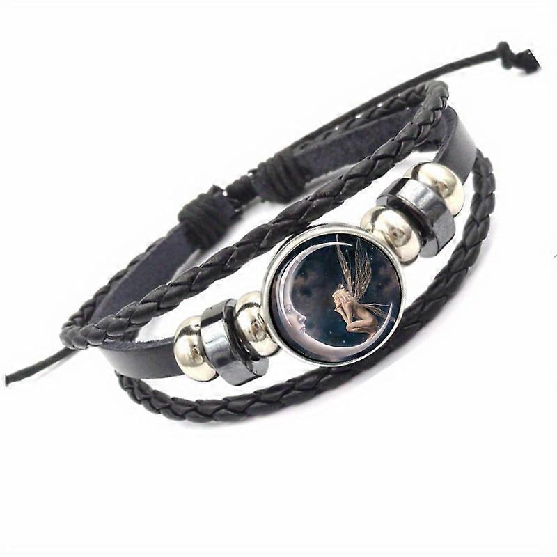 JUEGE * Creative Time جوهرة قلادة الملاك / إسقاط الأقراط لطيف فتاة صغيرة زجاجية قلادة شخصية مجوهرات