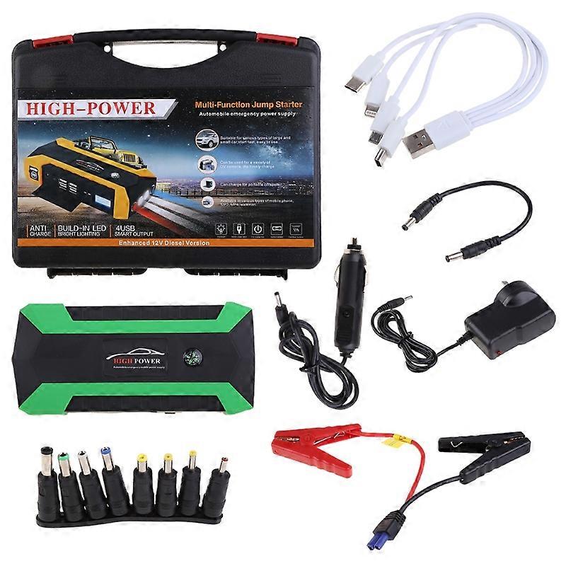  89800mAh 4 USB bærbar bil jump starter pack booster lader batteri power bank
