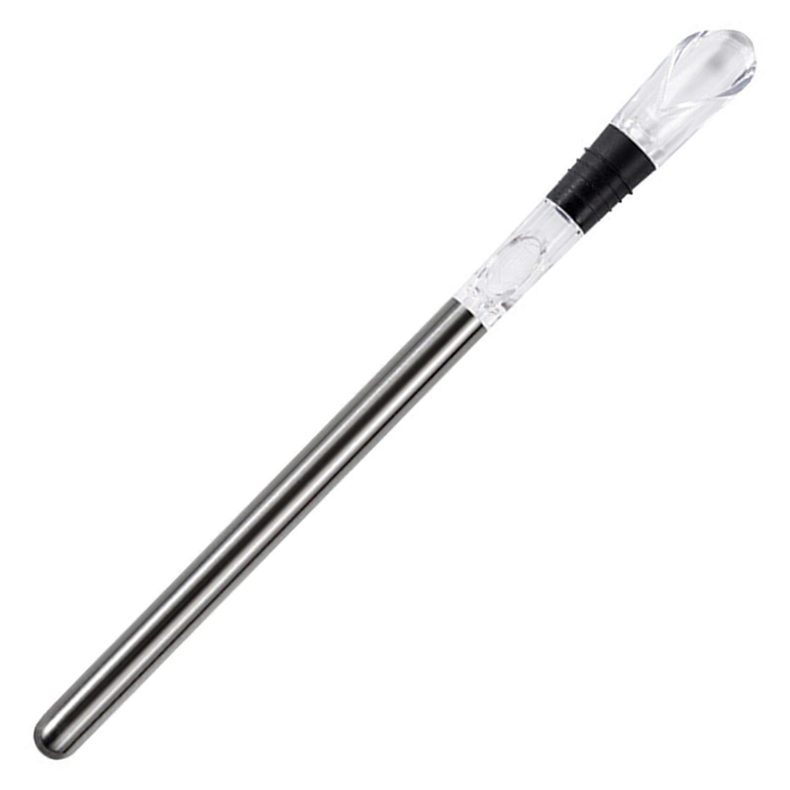 Wine Chiller Stick 3 in 1 Wine Cooling Stick Rapid Iceless Wine Chilling Rod with Aerator/Pourer for Wine Lovers
