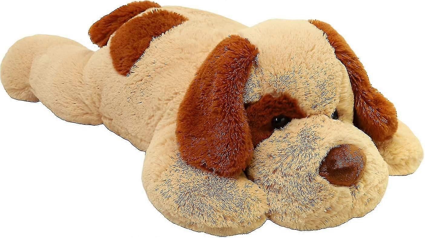 26.8インチ5ポンド犬加重ぬいぐるみ、大型加重ぬいぐるみ、かわいいぬいぐるみ枕、大人、子供、男の子、女の子のためのギフト