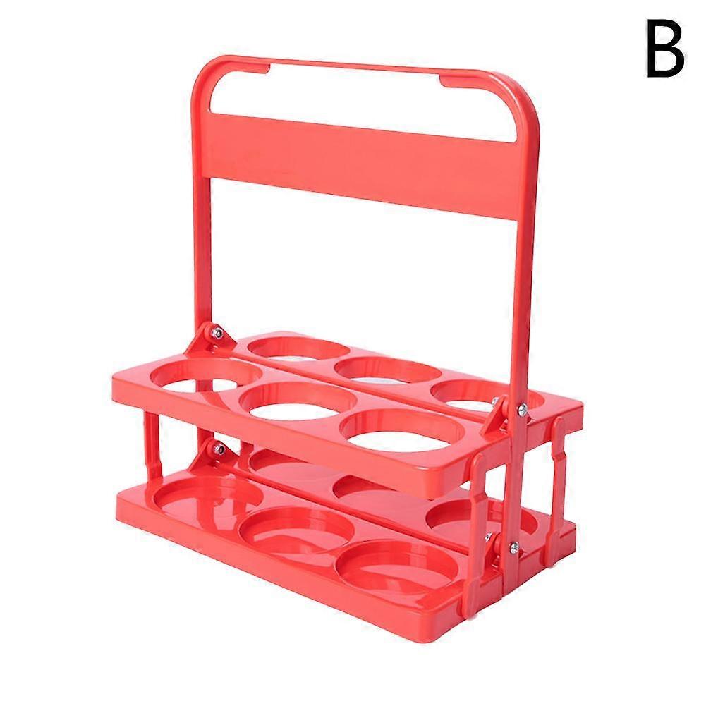 Foldable Beer Frame Portable Drink Carrier Party Picnics Handled Beer Rack