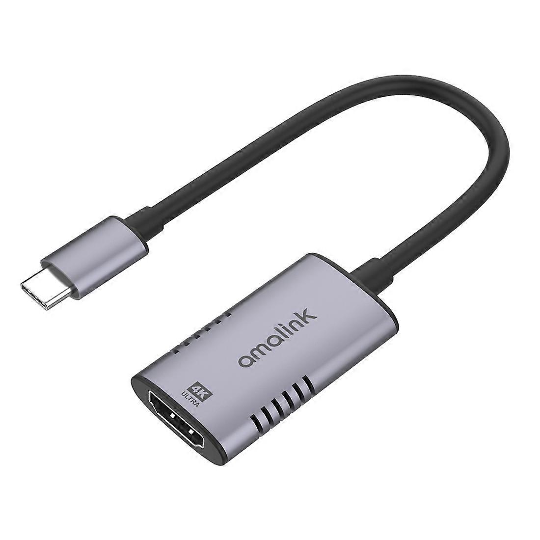 Type A AMALINK AL-UC523 USB C Hub to Resolution HD Video USB C Adapter for Laptop and Type C Devices