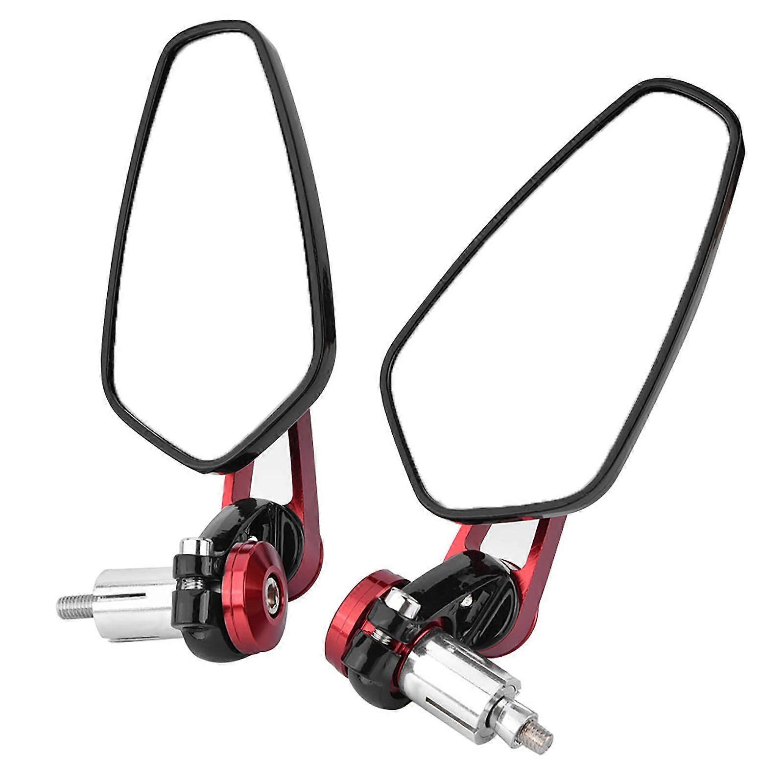 1 Pair of Universal Motorcycle Motorbike Rearview Side Mirrors With 10mm Installing Screw