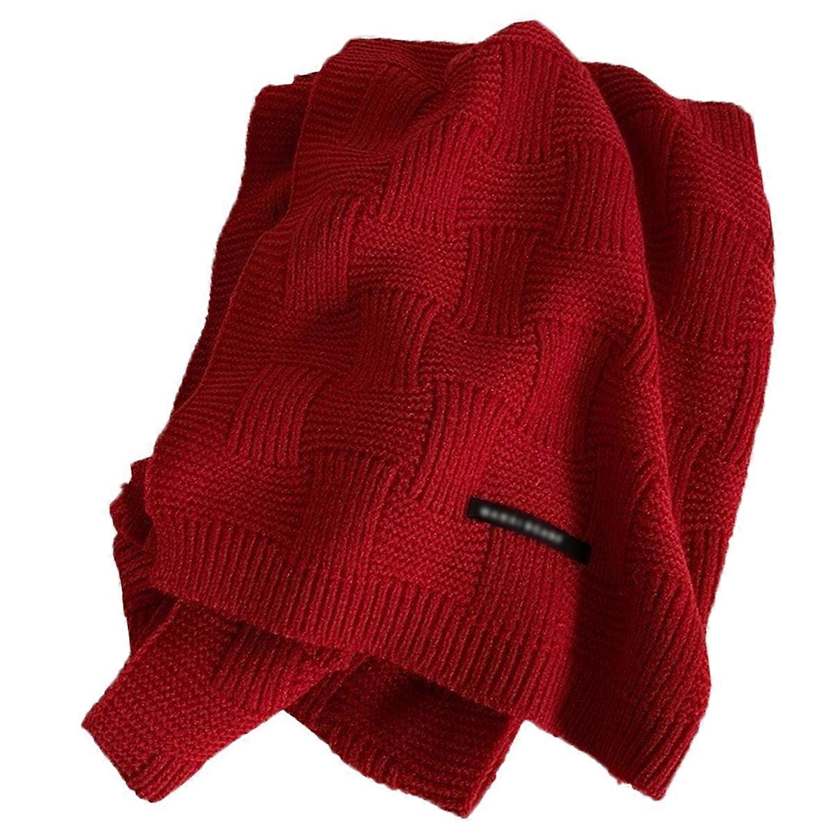 knitted scarf, vintage, soft, warm, wool collar