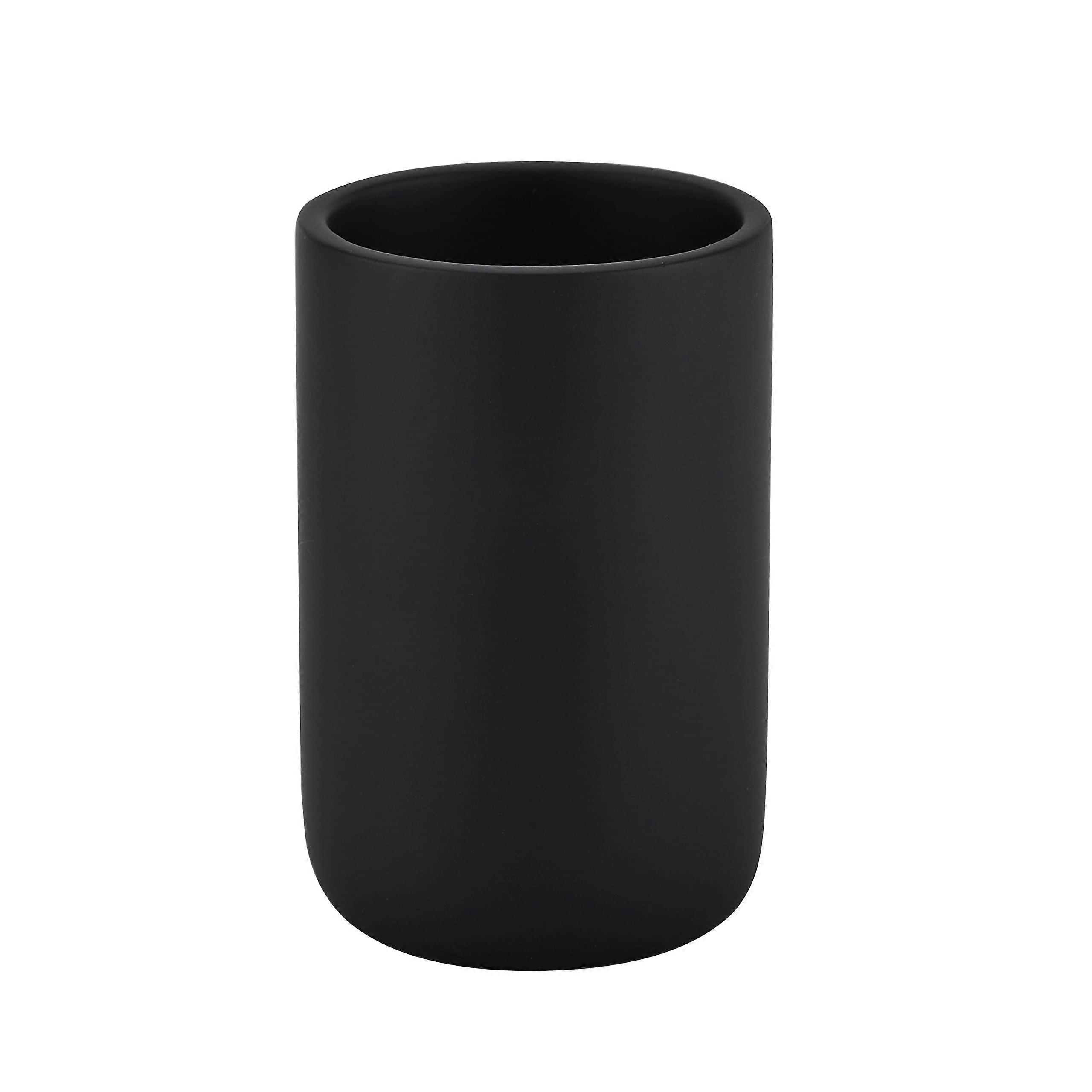 Matte resin multifunctional bathroom cup, suitable for toothbrush and pen storage, simple design
