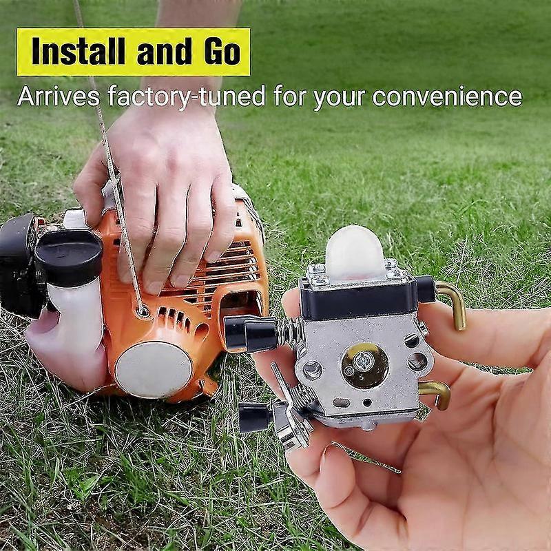 Carburateur FS55R + Kit Complet Pour Stihl FS55 FS45 FS38 – Avec Conduite Carburant, Filtre Air, Ampoules Amorçage