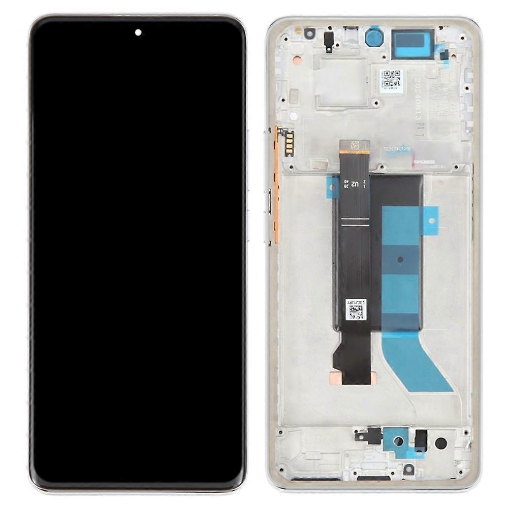 For Xiaomi Redmi Note 14 Pro 5G/Poco X7 5G OEM Grade S AMOLED Screen and Digitizer Assembly+Frame