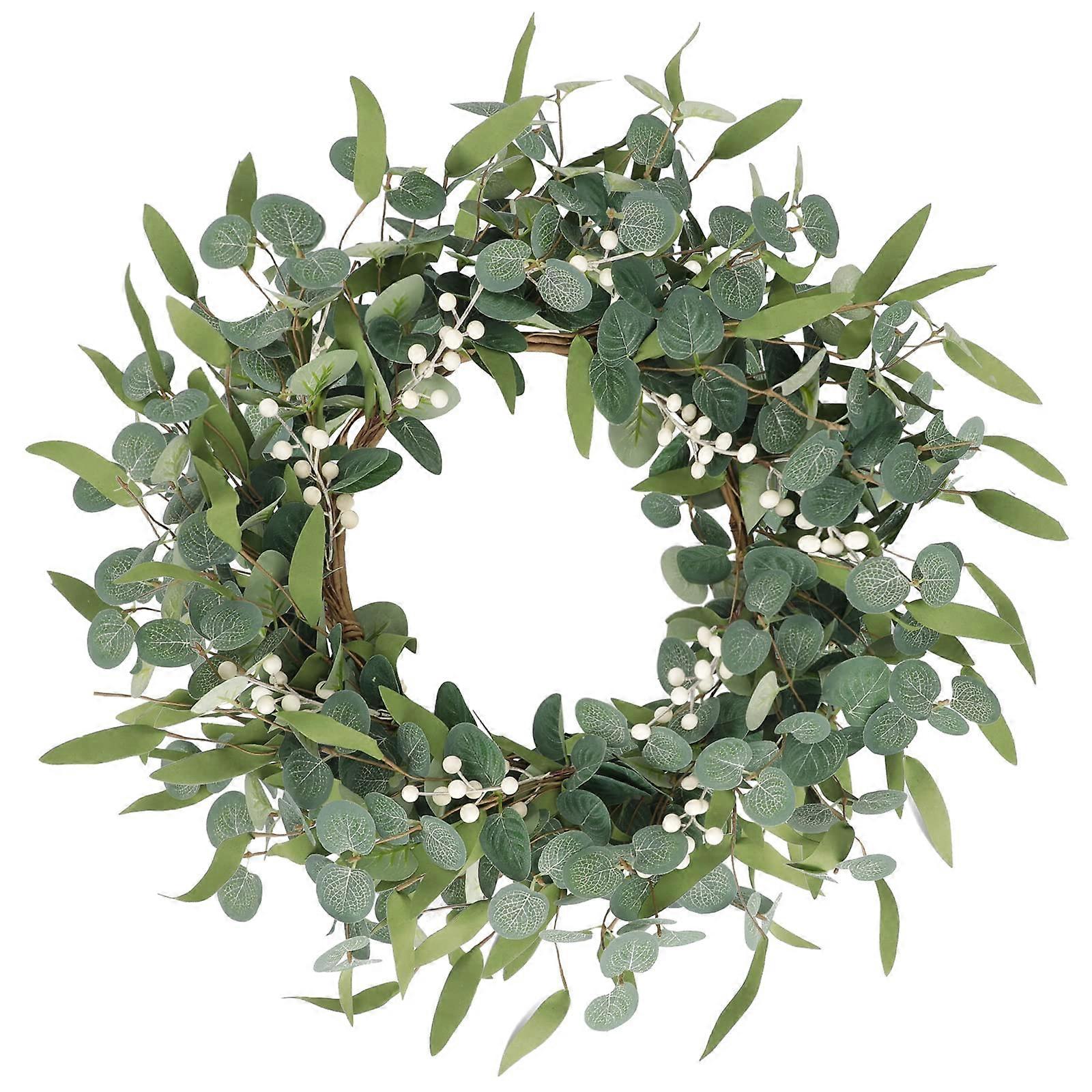 Berry Eucalyptus Leaf Simulation Green Leaf Eucalyptus Wreath