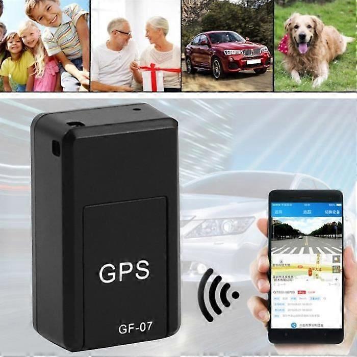 Mini Magnetic GPS Car Tracker - AIHONTAI - GF07 - Real-Time Tracking - Black - Connected Device
