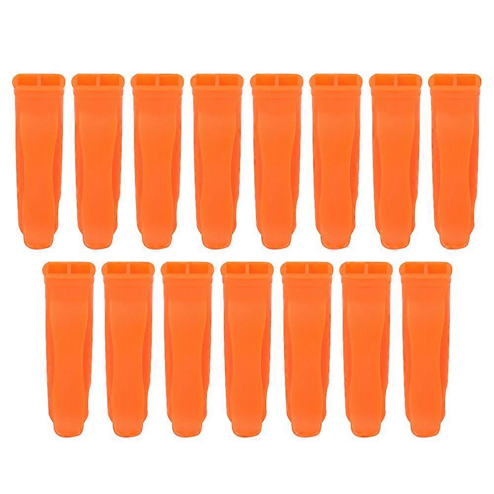 15PCS PP Kunststoff Hellorange Outdoor Notfall Sicherheitspfeife