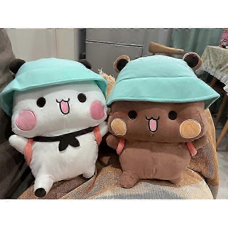 جديد Bubu و Dudu الباندا أفخم لطيف الكرتون الباندا الدب Kawaii دمية محشوة لعبة لينة هدايا عيد الطفل للأطفال المتحركة المحشوة