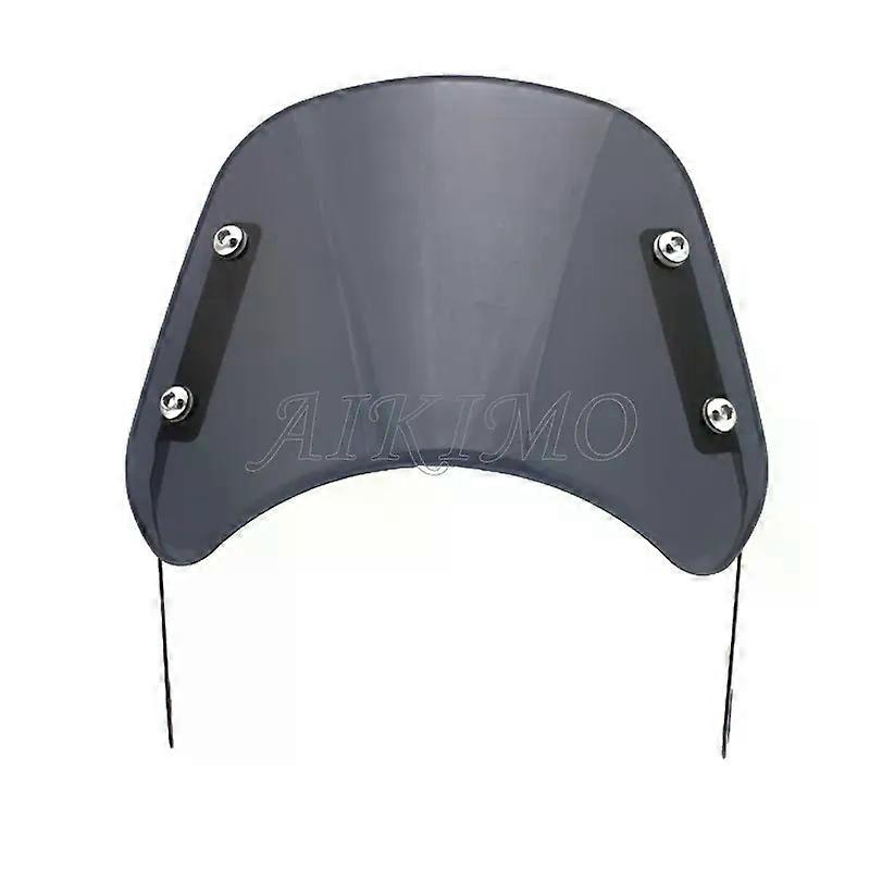 Retro Motorcycle 5"-7" Headlight Windshield Wind Deflector Windscreen Universal compatible for   Instrument Visor MAXP