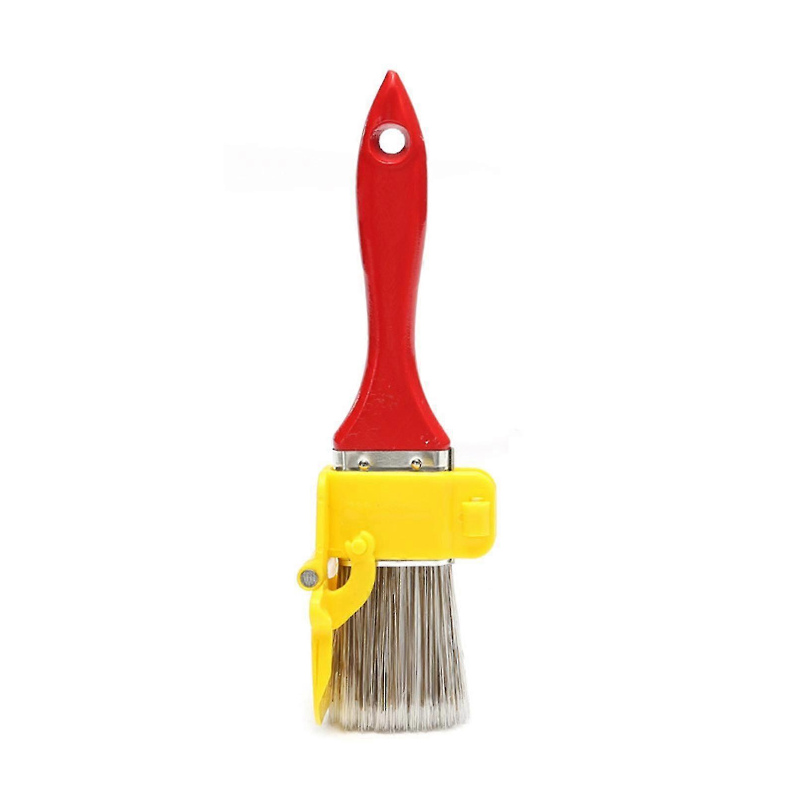 Color Separation Paint Brush with Wooden Handle Durable Wall Edging Brushing Tool for Corner Vent