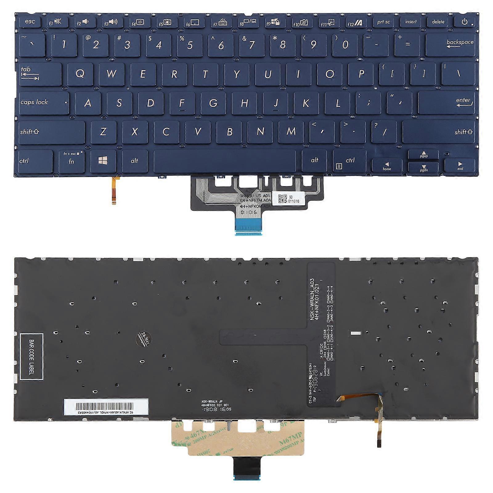 US Version Backlit Laptop Keyboard for Asus ZenBook 14 UX434 UX434F UX434FA UX434FL UX434FLC