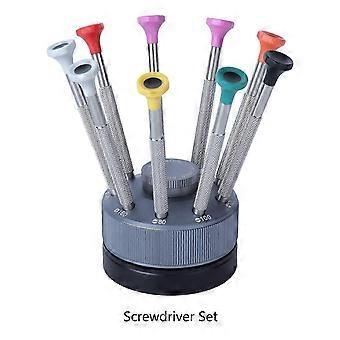 Professional Watch Screwdriver Set Watch Computer Mobile Phone Repairing Screwdriver with Base