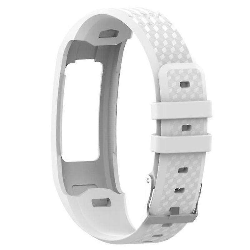 White Silicone Replacement Band for Garmin VivoFit 21 Fitness Activity Tracker-L