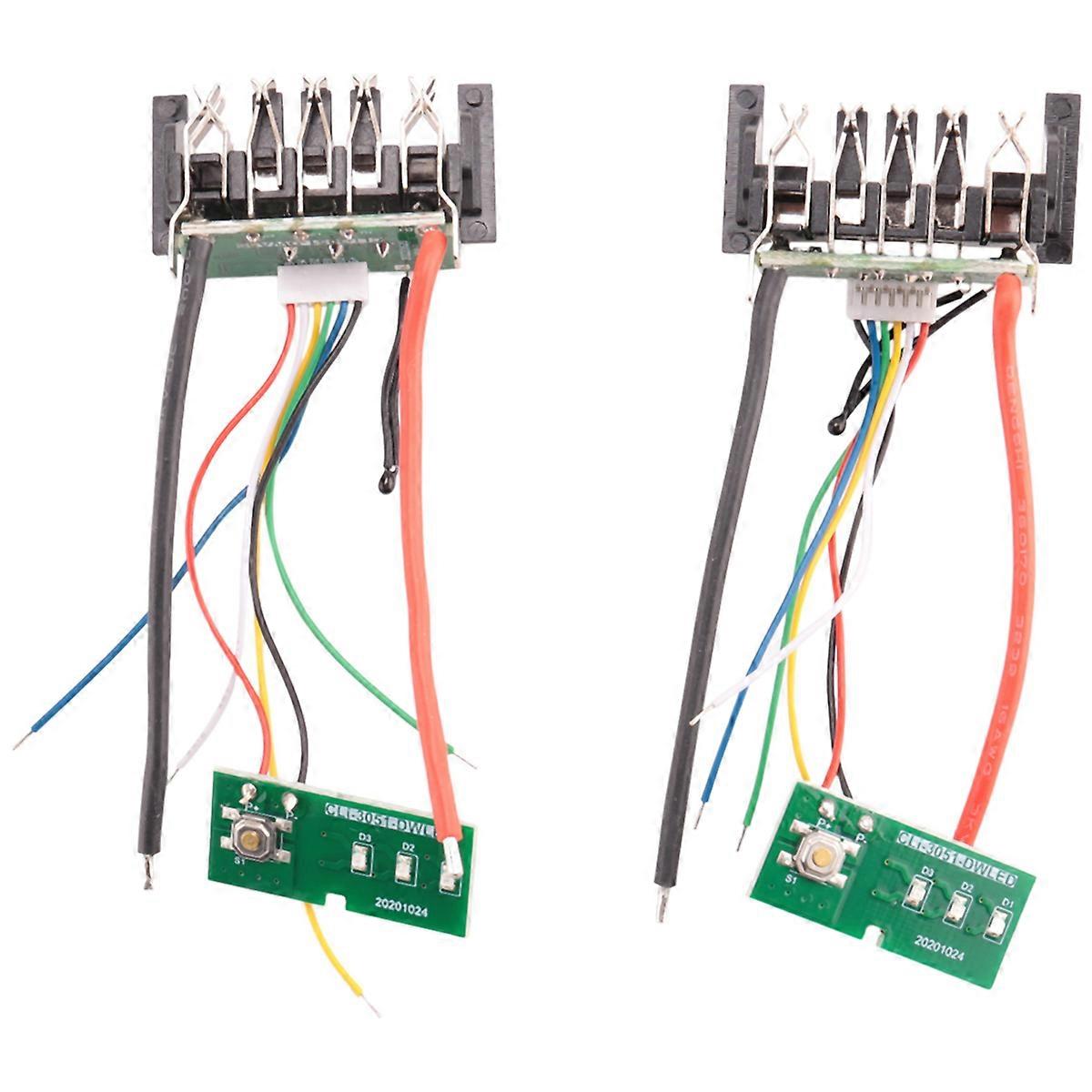 2Pcs Li-Ion Battery PCB Charging Protection Circuit Board