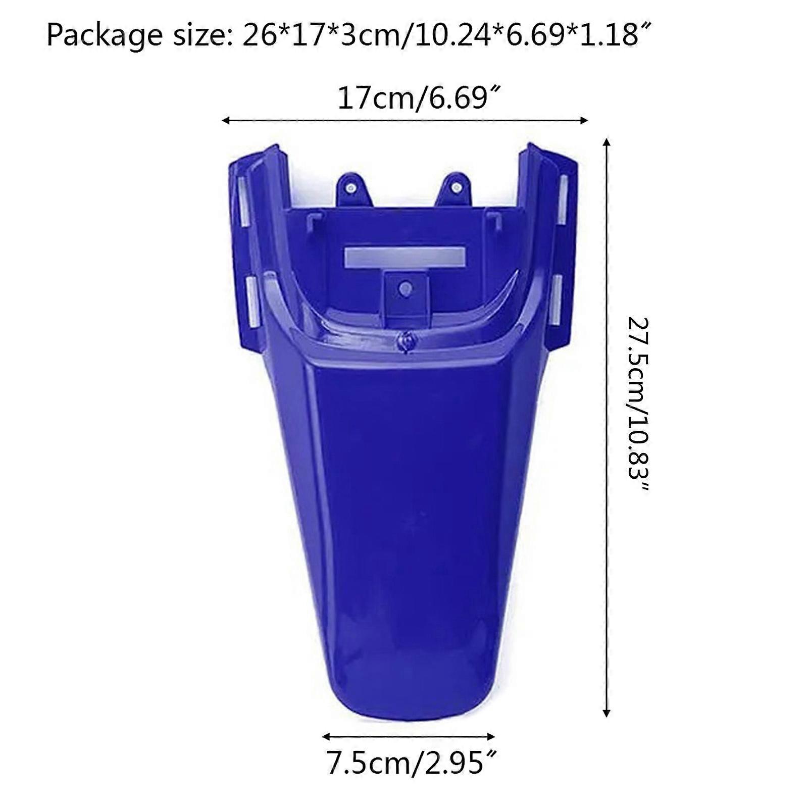 دراجة نارية عالمية دراجة خلفية مصدات غطاء غطاء بلاستيكية Mudguard ملحقات دراجات نارية أحمر