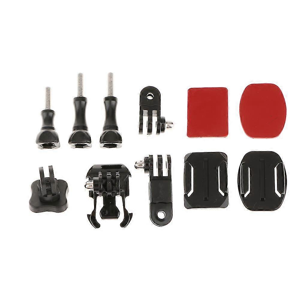 Curved Adhesive Buckle Mount Flat Base w/ Screw for 2 3+ 4 Camera