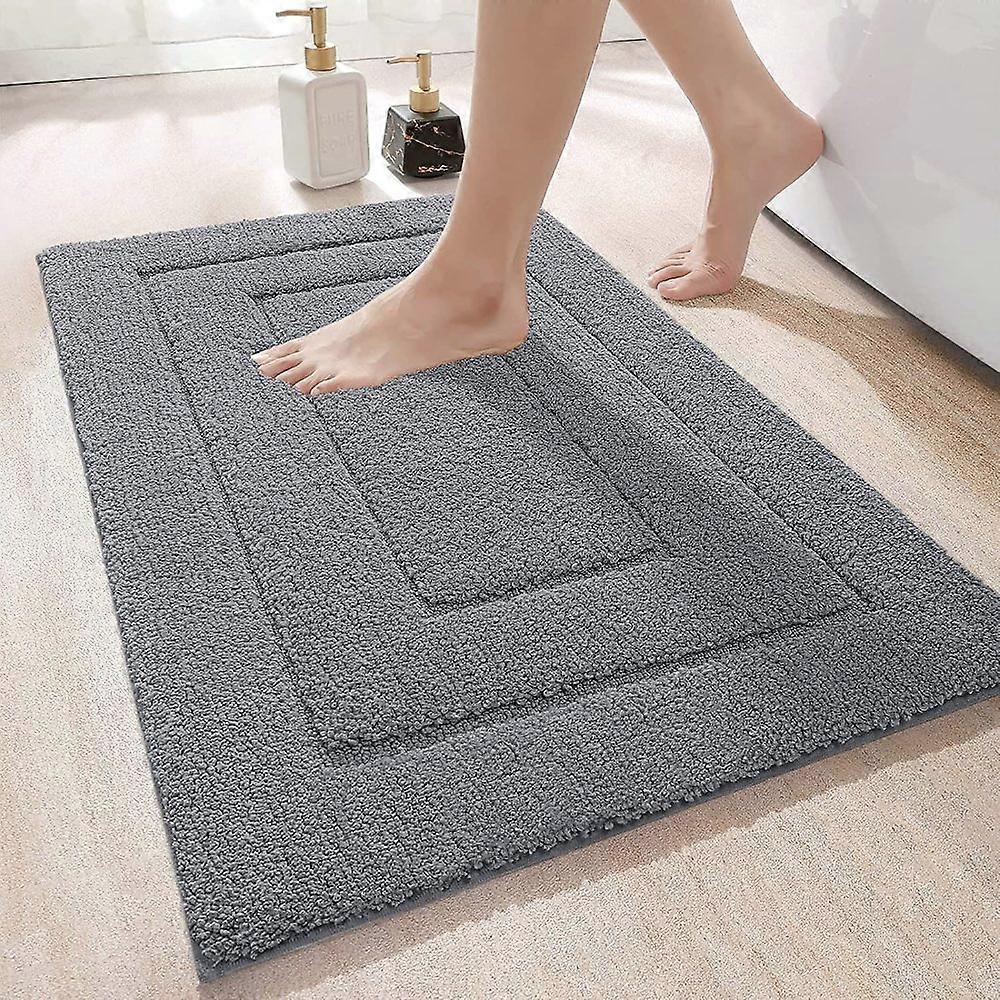 Plush Absorbent Non-Slip Bath Rug