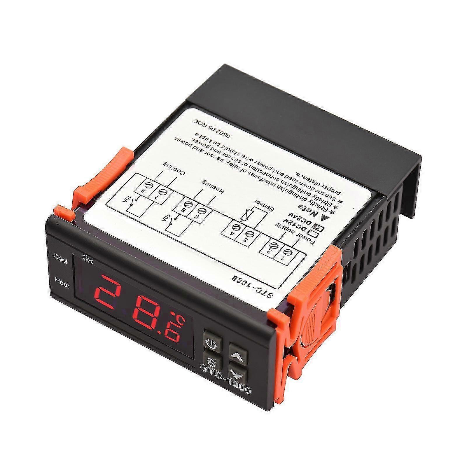 Digital Temperature Controller Stc-1000 Intelligent Temperature Regulator