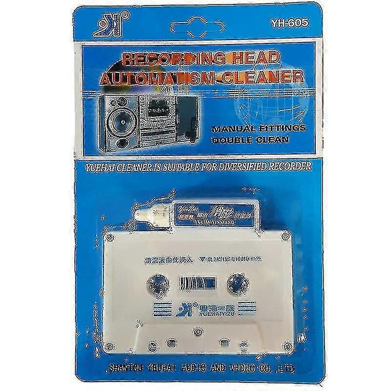 Top Line Audio Cassette Tape Head Cleaner Audio Cassette Tape Player Wet/dry Head