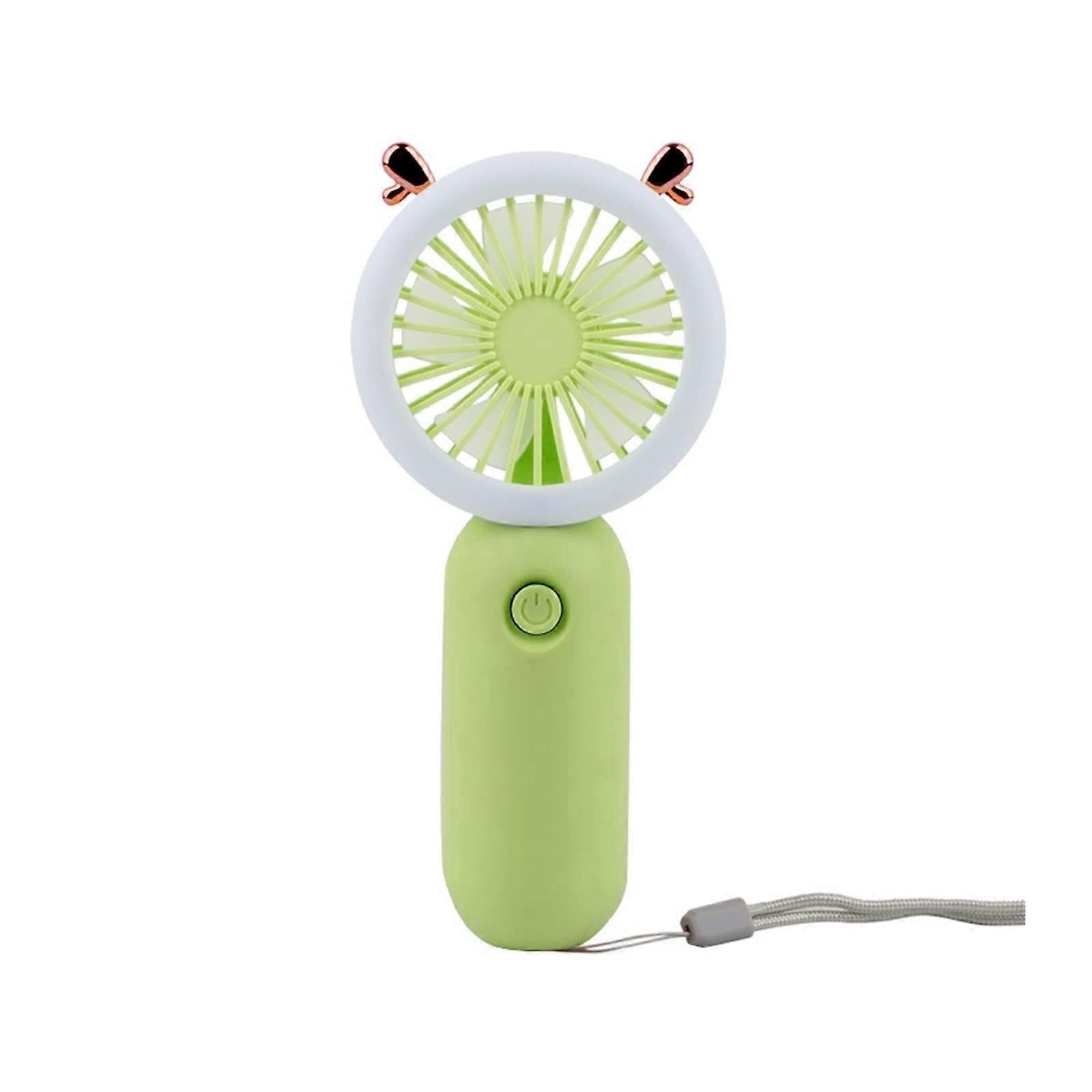 Mini Handheld Fan Rechargeable USB Fan for Home and Travel, Cute Portable Cooling Device, Compact Size
