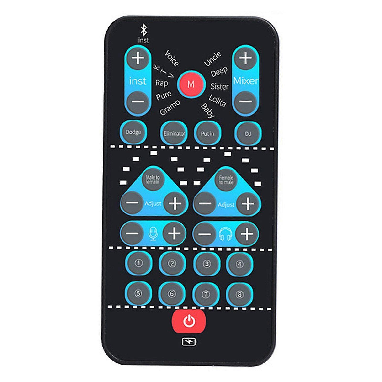 Mini Bluetooth Mobile Phone Computer Sound Card with 10 Sound Changes and 8 Special Effects