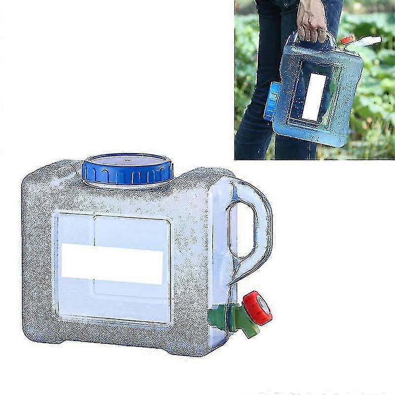 5L Portable Outdoor Large Capacity Water Container Water Tank Bucket Camping Picnic Driving Kettle