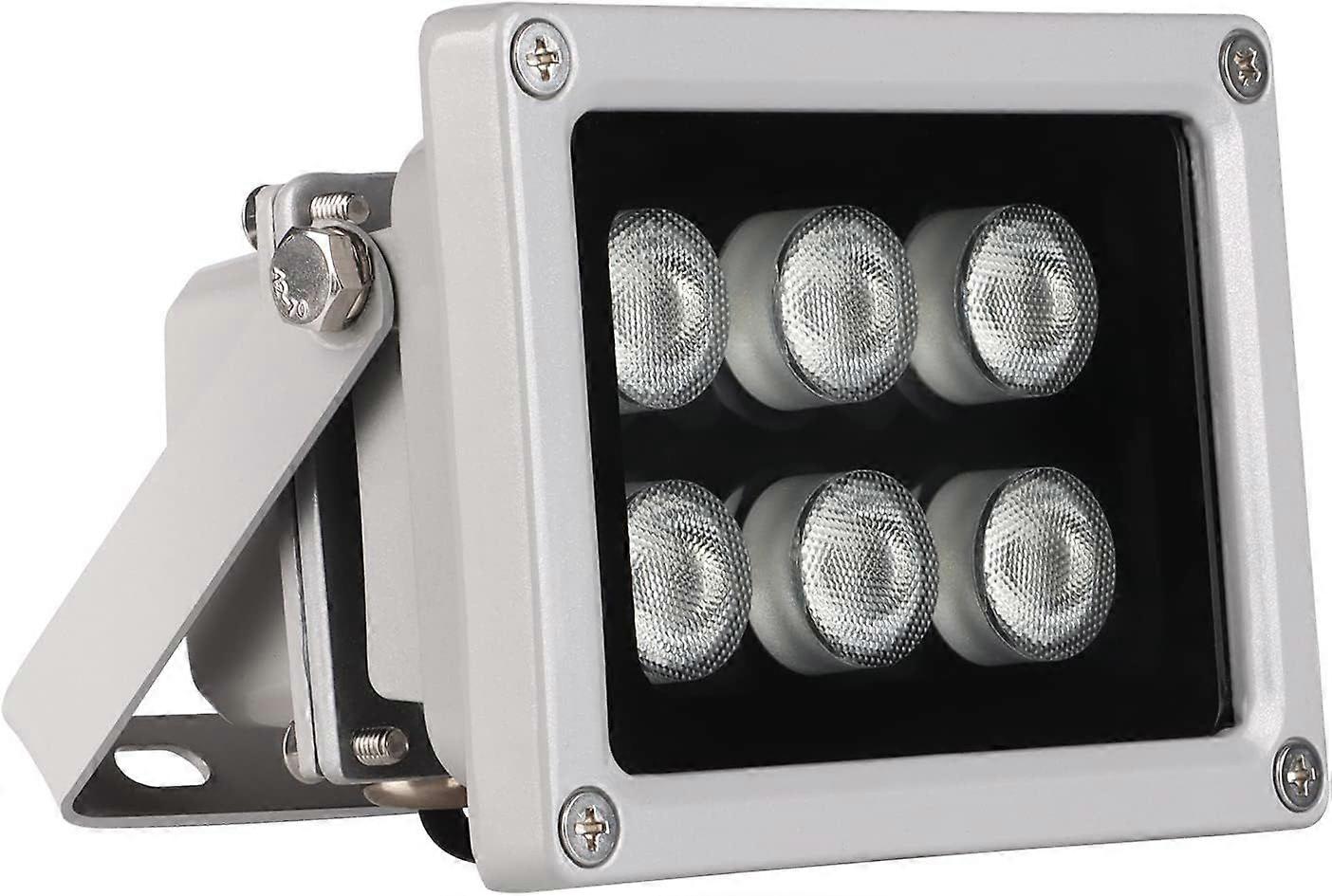 3PCS Infrared Illuminator, 850nm 6 LEDs 90 Degree Wide Angle IR Illuminator for Night Vision,Waterproof LED Infrared Light for IP Camera,CCTV Security