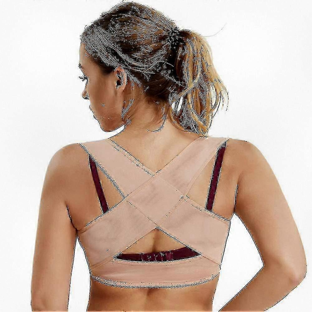 Women's Posture Support Bra with Chest Brace for Back Alignment and Comfort