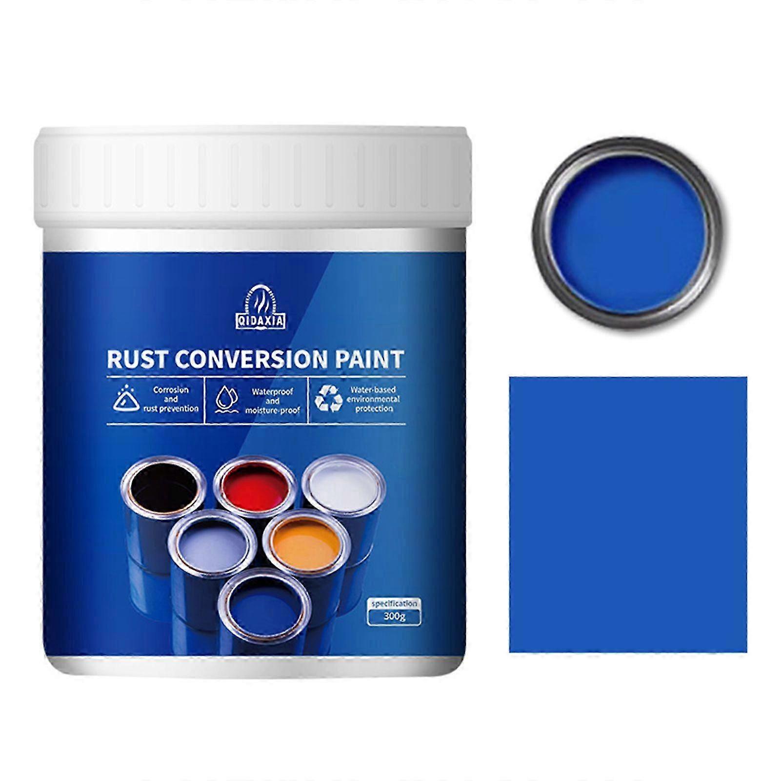 Weatherproof Rust Converter For Metal Water-based Rust-proof Metal Rust Conversion 500g Blue