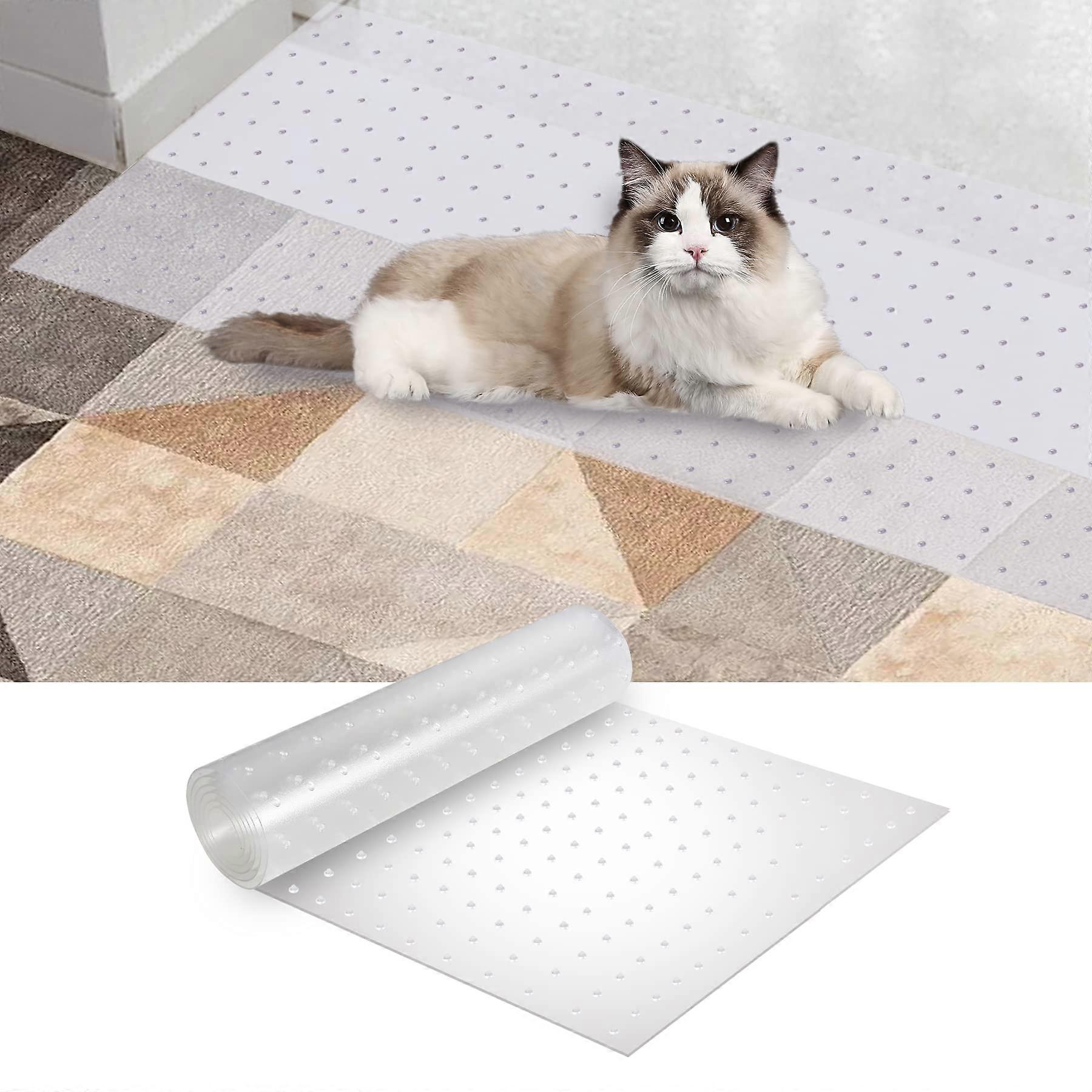 5.2 Feet Cat Carpet Protector, NonSlip Carpet Protector for Pets, Carpet Scratch Stopper from Scratching Carpet at Doorway