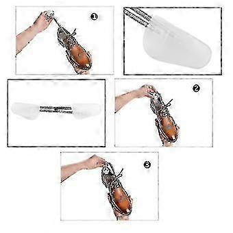 10 Spiral Spring Pair Shoe Trees Plastic Shoe Stretchers Transparent Shoe Shaper With
