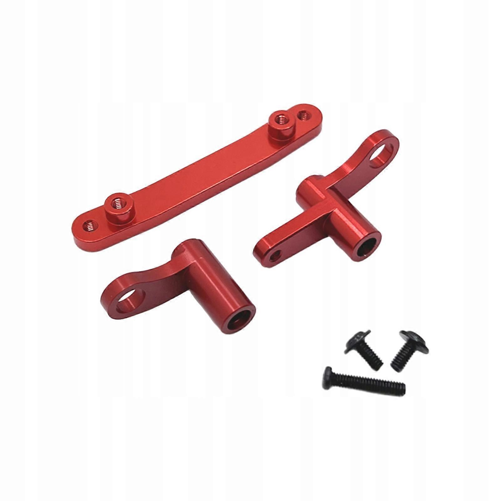 1/16 Rc Car Servo Saver Complete Parts Kits For 16201 16104 Red