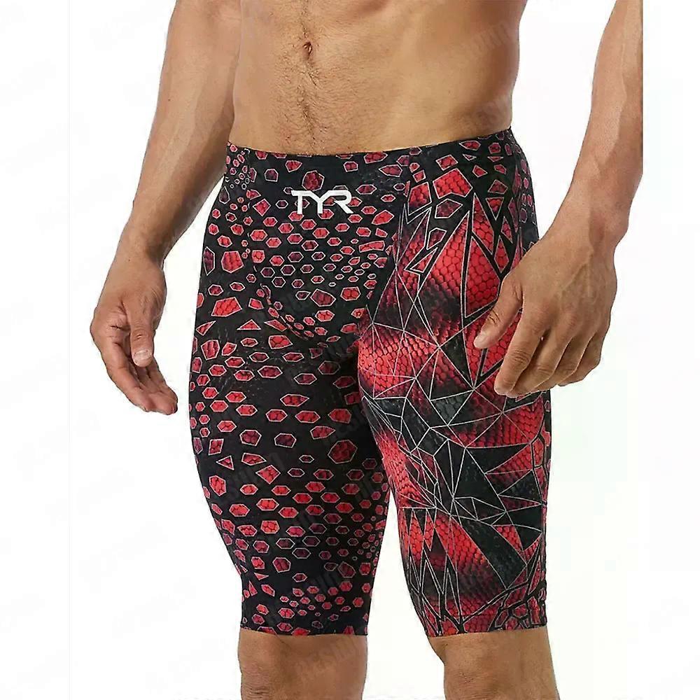 Sommar Mens Jammer Baddräkt Badbyxor Strand Strumpbyxor Shorts Atletisk träning Badkläder Snabb tork GYM Simning Surfing Byxor 2025