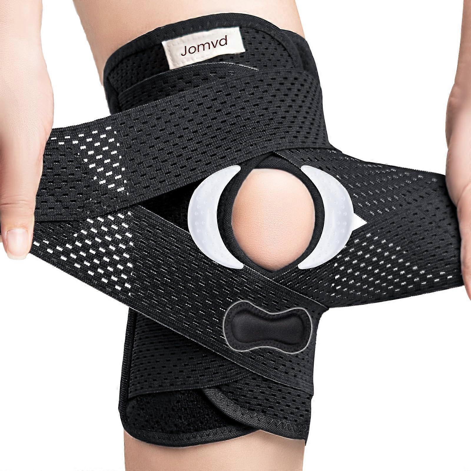 Knee Brace For Meniscus Tear - Adjustable, Breathable With Side Stabilizers, Arthritis Relief, Unisex Joint Support