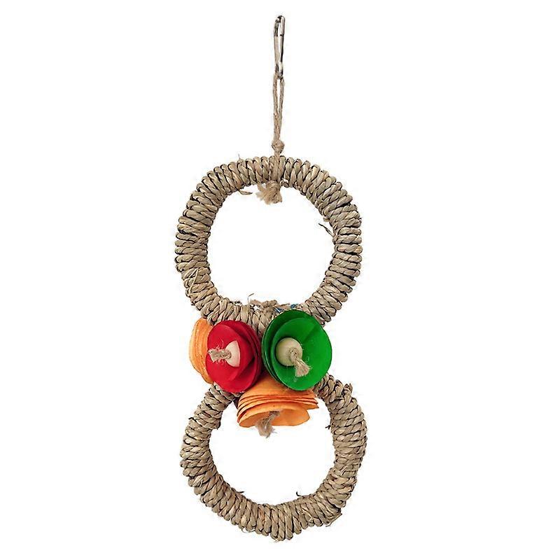 Durablity Bird Swing Wood Branch Chew Toy for Bird Comfort and Entertainment Easily to Clean Suitable for Bird Breeders