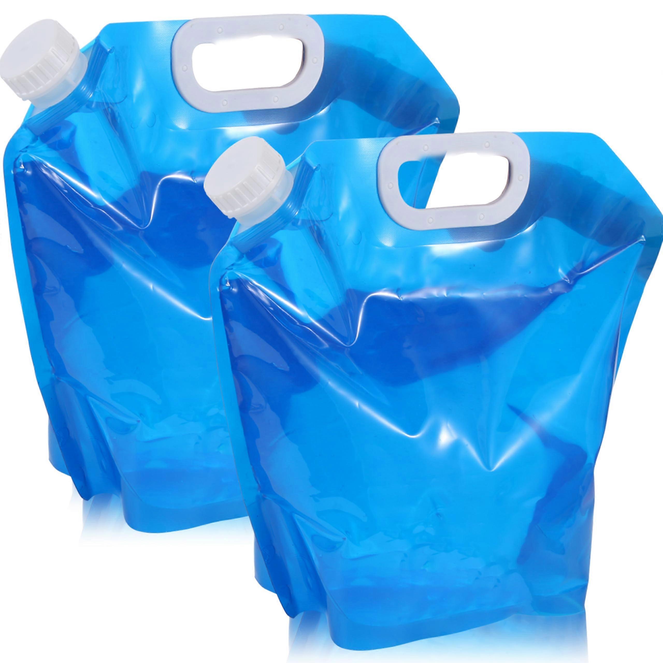 10L Foldable Water Canister with Tight Lid, Pack of 2, BPAFree for Camping