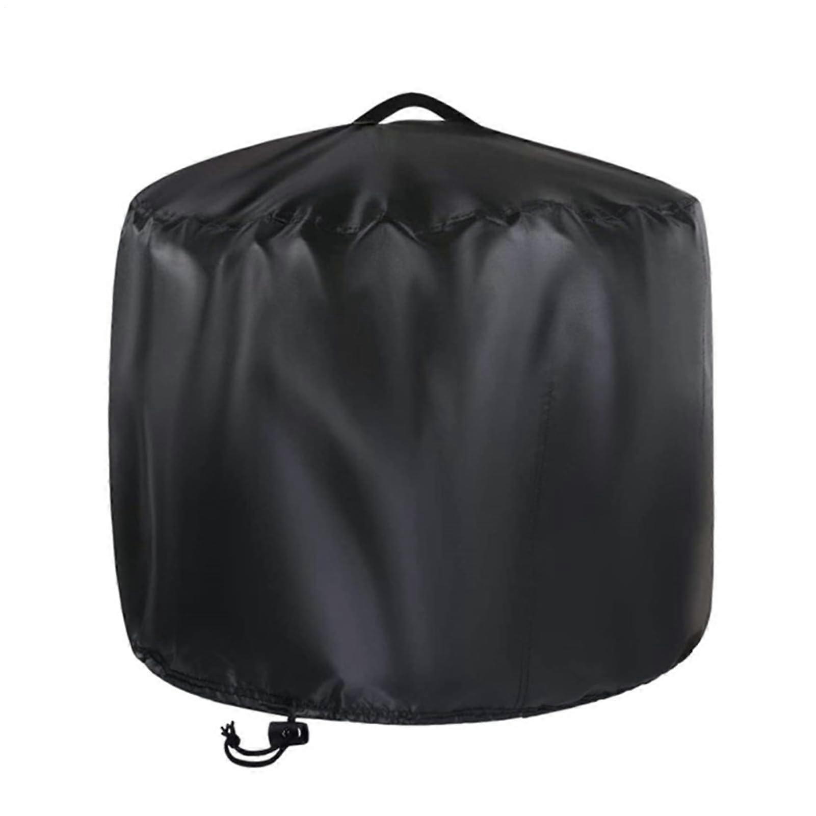 Feuerschalenabdeckung Round Fire Pit Cover 420D Waterproof With Drawstring 22x14 In Garden Patio Table Heater