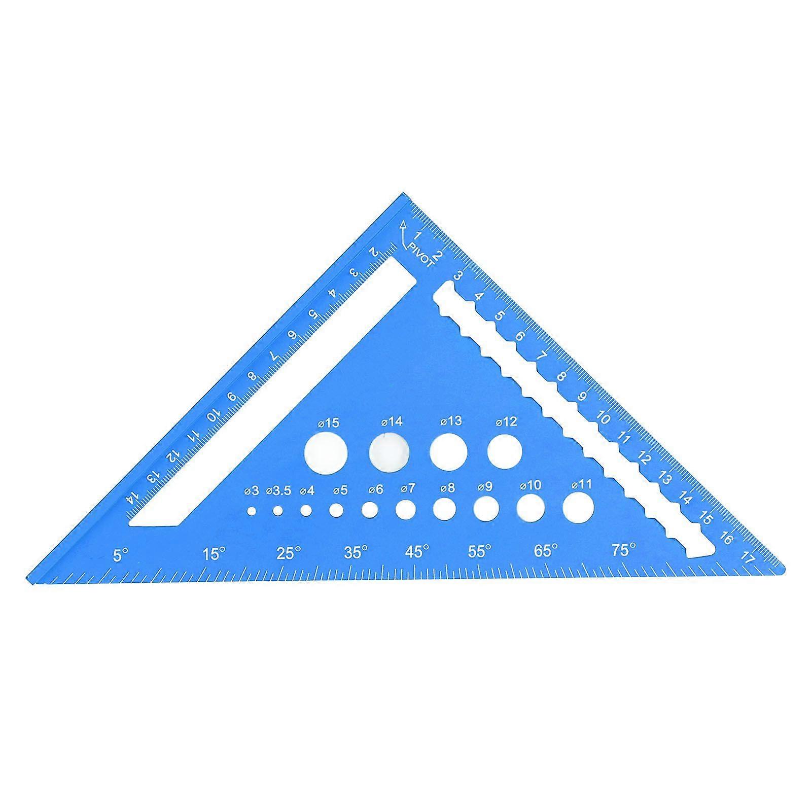 Υψηλής ποιότητας τετράγωνο ξυλουργού 7 ιντσών μετρικό τετράγωνο δοκών 90 μοιρών τετράγωνο