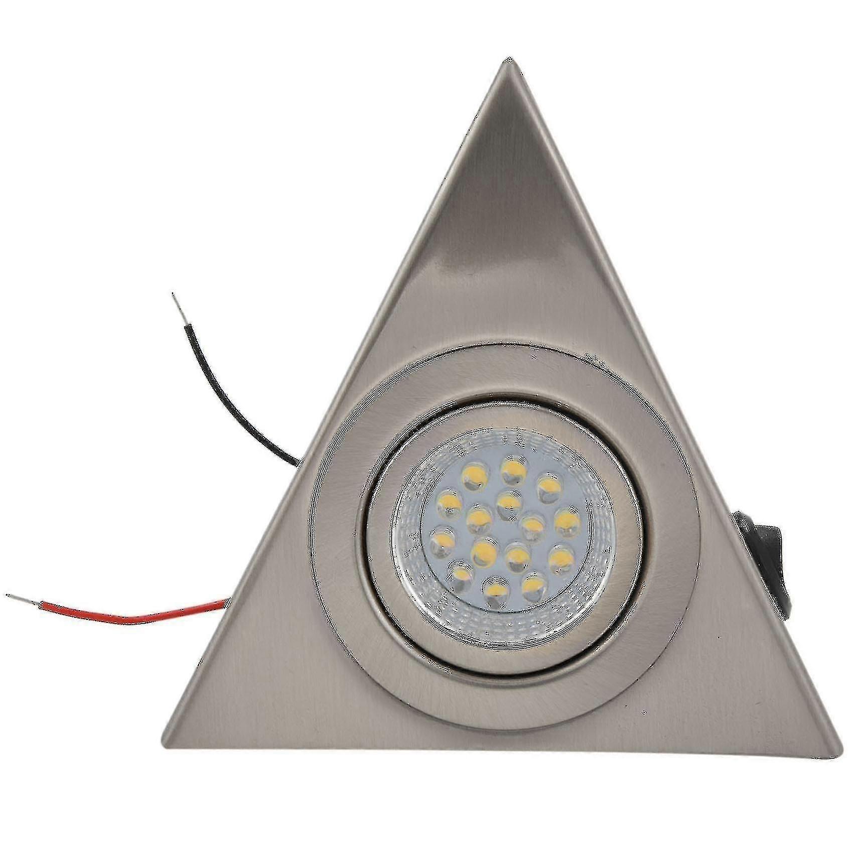 1pc Kabinet Driehoek Led Licht RVS Downlight Warm Wit TY