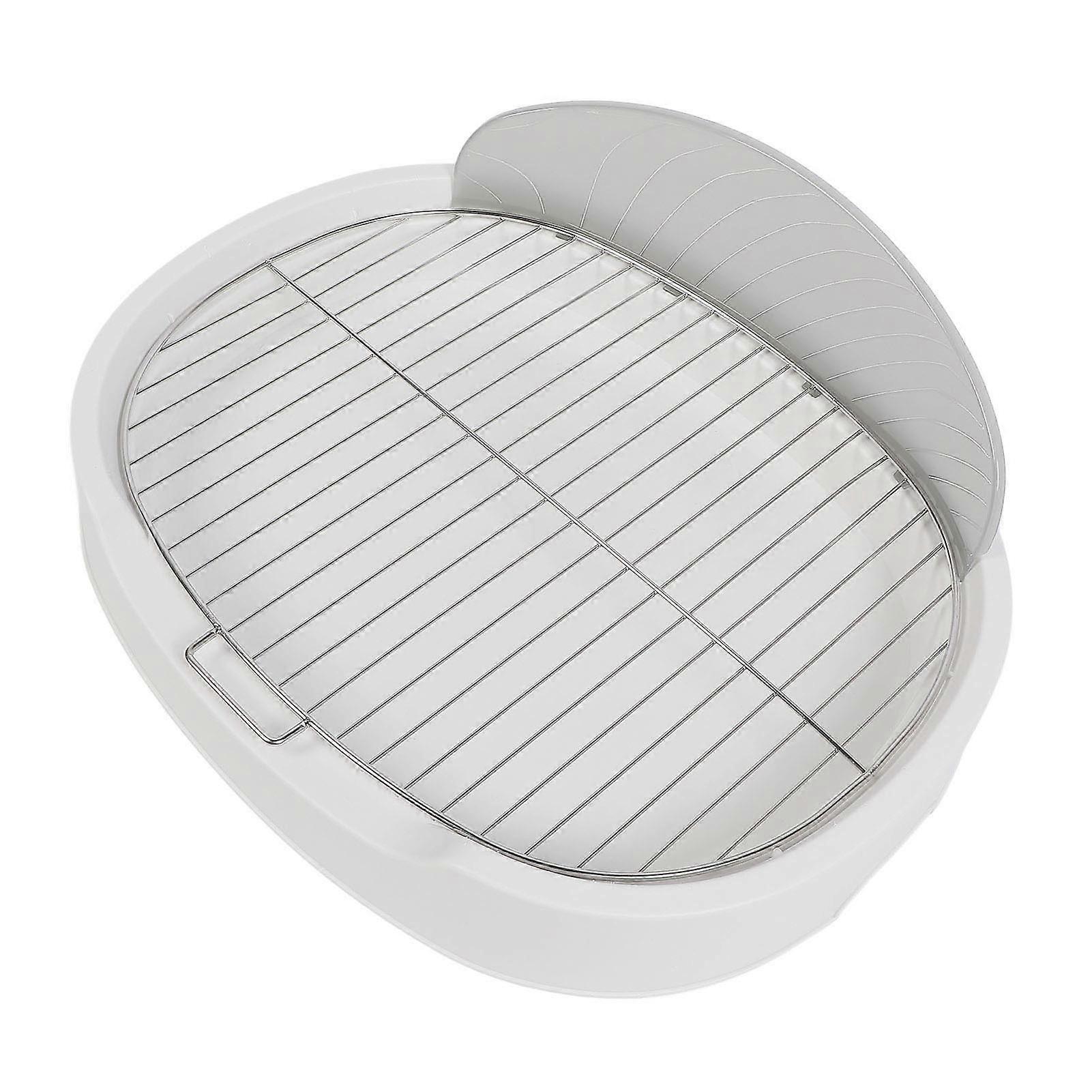 Τουαλέτα εκπαίδευσης σκύλων με το Splash Wall Potty Training Pee Pad Holder Portable Baffle Dog Litter Box για το μικρό μεσαίο λευκό σκυλιών