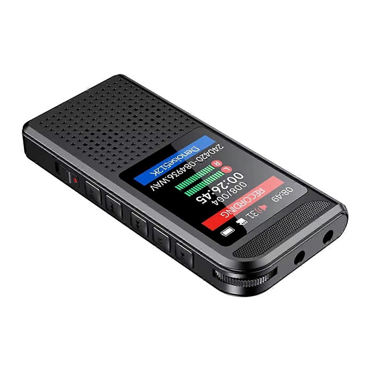 Denoise Mini High Quality PCM Audio Dictaphone 1536Kbps External Microphone Digital Voice-Activatcd