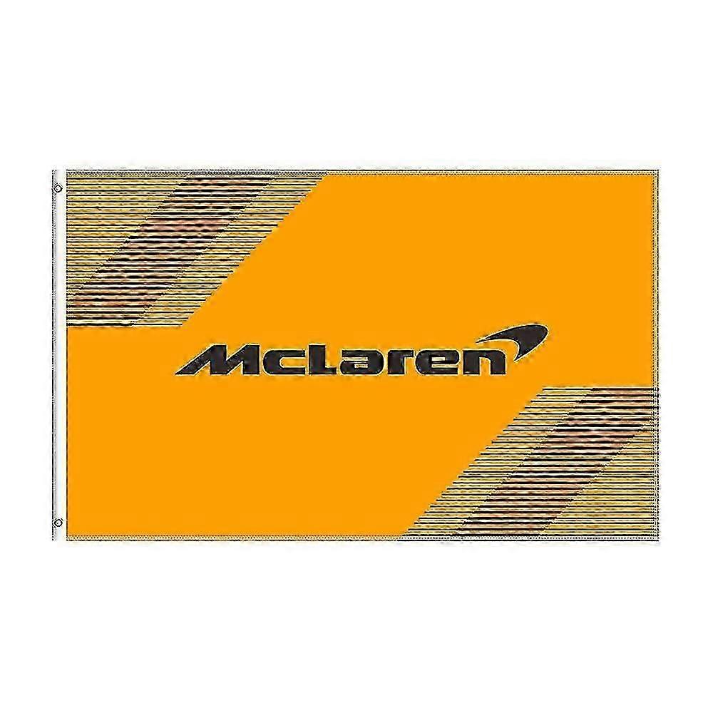 3x5 Ft Mclaren Car Flagポリエステルプリントカーレースバナー(装飾用)