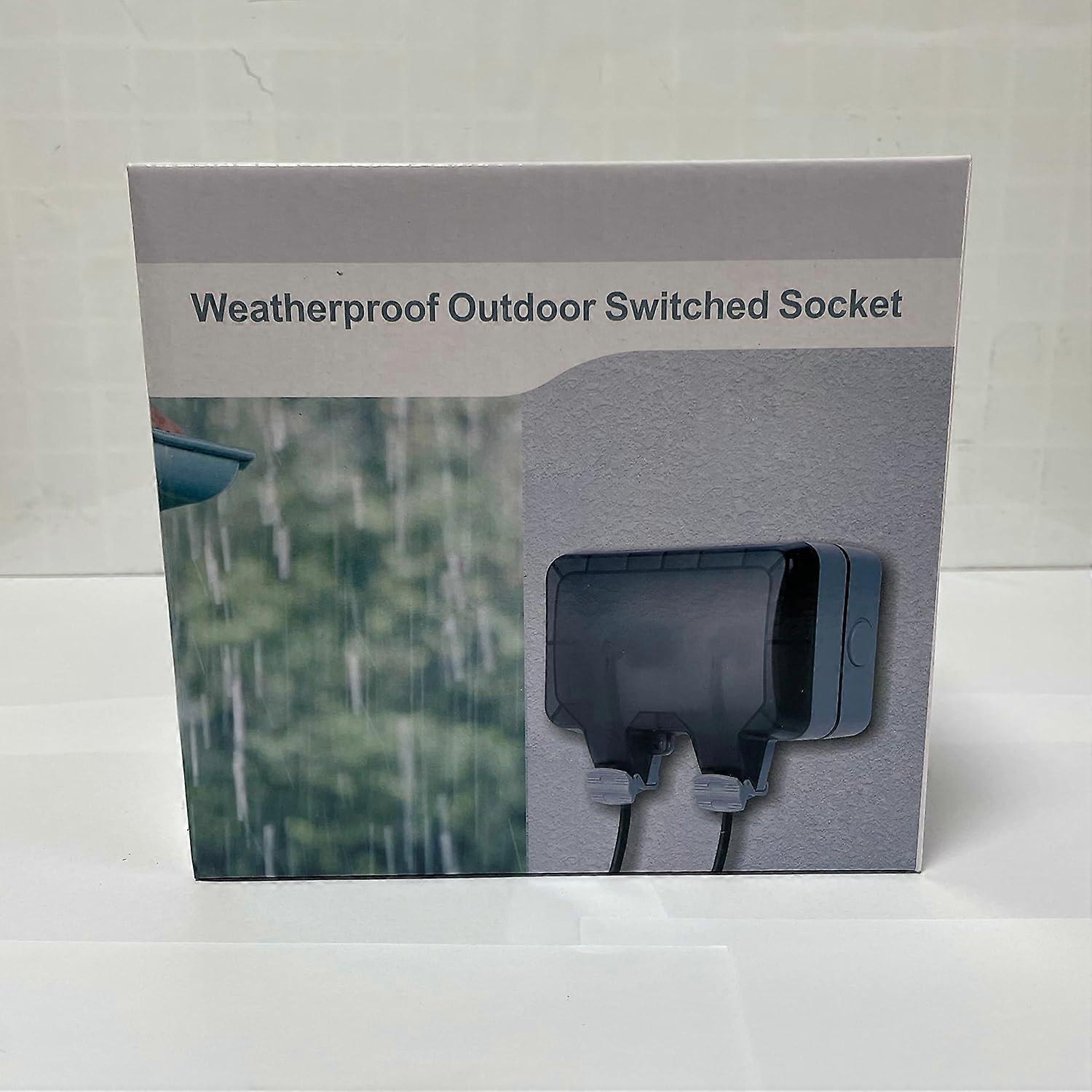 Outdoor Wall Socket Waterproof - Outdoor Socket Waterproof Durable Wall Socket Excellent Safety Double Socket