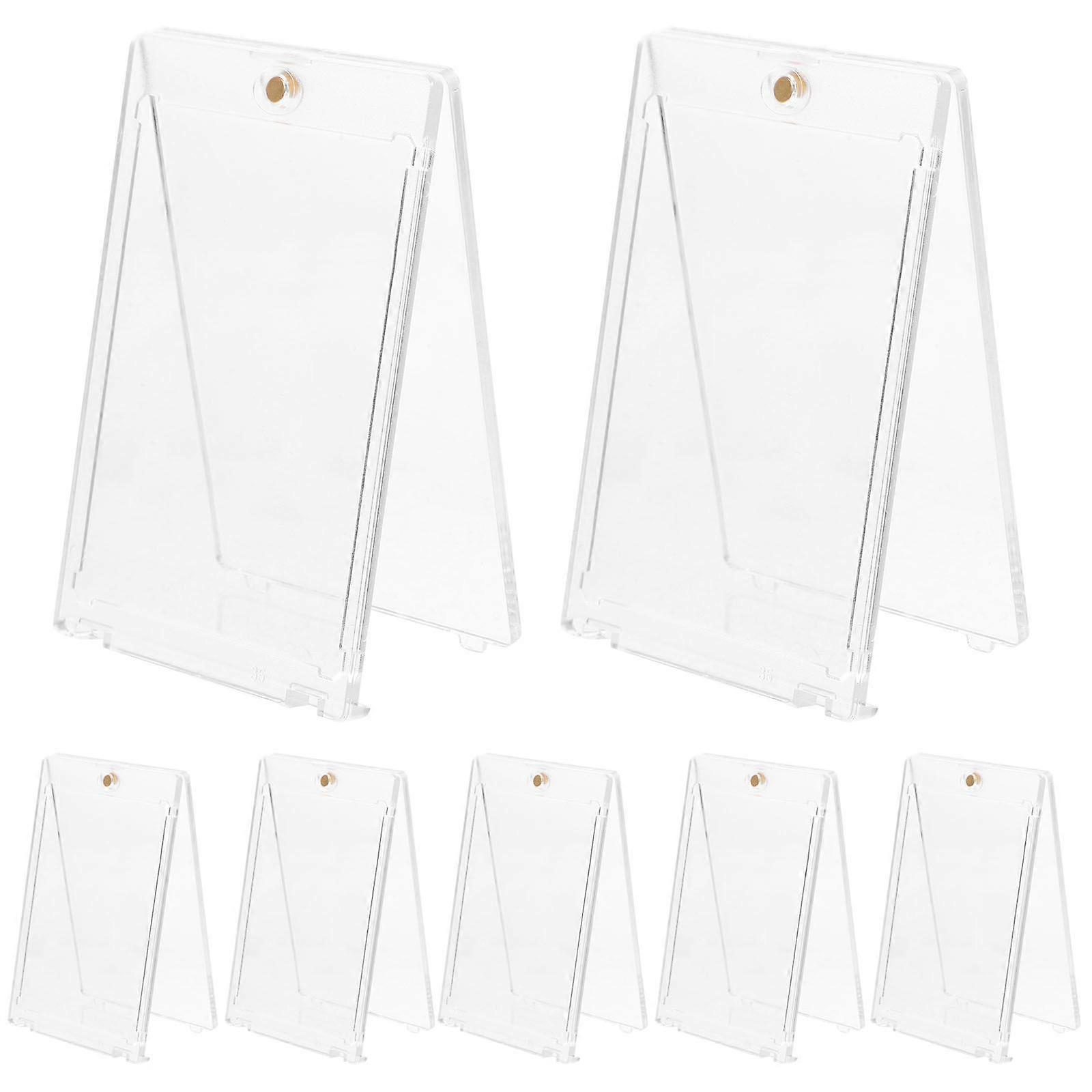 10pcs μαγνητική θήκη επίδειξης προστατών καρτών κατόχων καρτών συναλλαγών για το μπέιζμπολ αθλητικών καρτών