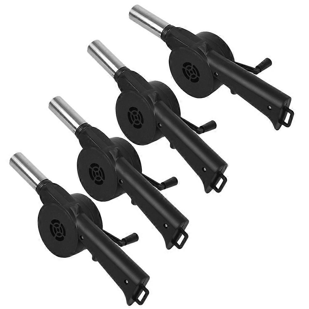Hand Blower For Bbq Handheld Fire Blower Indoor Fireplace Use Blowing Wind Compact 4Pcs