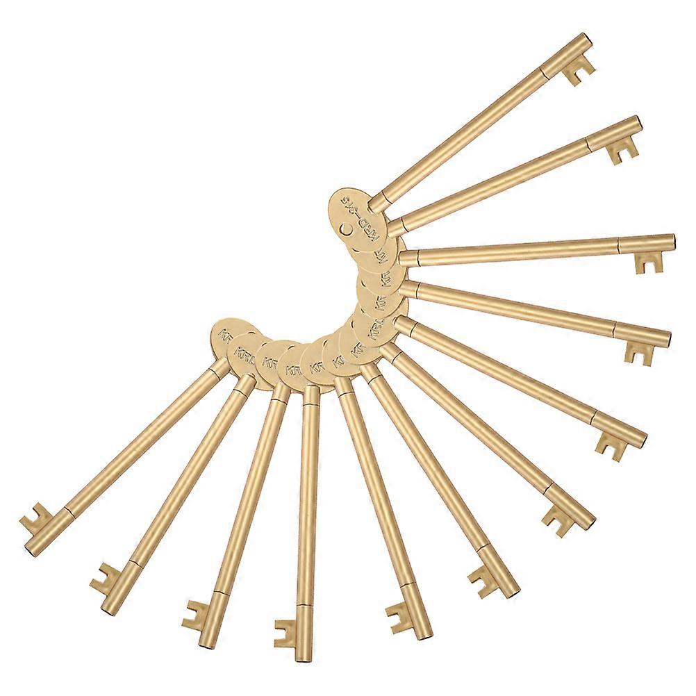 Unique Pens Key Shaped Plastic Pens For Crafting 12Pcs